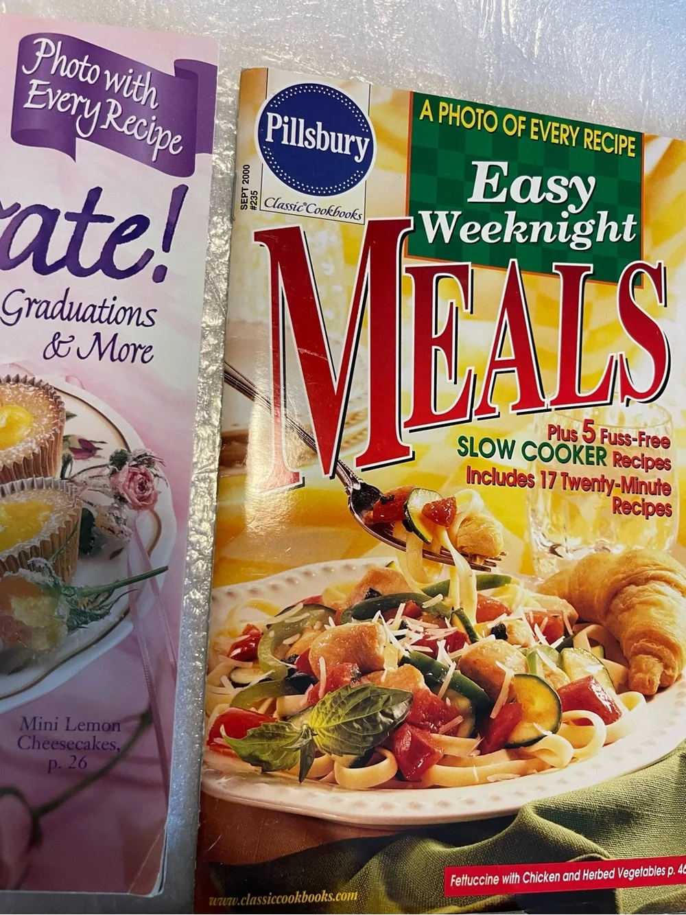 Vintage Mixed Collection of Paperback Cookbooks